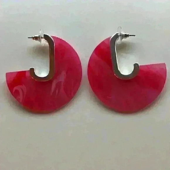 Nine West new C Hoop Earrings - Picture 5 of 8